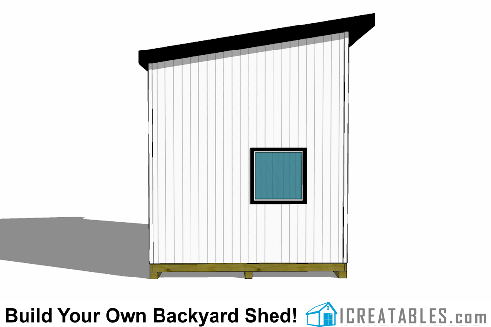 12x16 lean to shed top